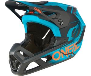 Oneal SL1 Strike Casco da discesa, nero/turchese, Taglia XL (61/62)