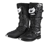 O'NEAL | Stivali Motocross | Enduro Motorcycle | Comfort grazie all'interno Air-Mesh, quattro fibbie, materiale sintetico di alta qualità | Stivali Rider Pro | Adulto | Nero | Taglia 39