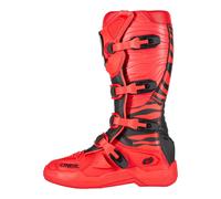Oneal 3SRS Zebra Stivali da motocross, rosso, Taglia 39