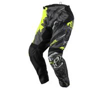 O'Neal Uomo Element Ride - Pantaloni, Nero Giallo Fluo, 32/48