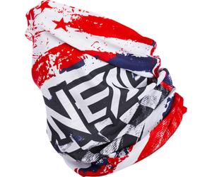 Oneal USA Headwear multifunzionale, bianco-rosso-blu