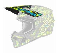 O'NEAL Visiera 3SRS Casco Assault Nero/Giallo Neon