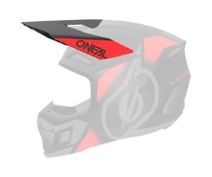 O'NEAL Visiera 3SRS Casco VISION nera/rossa/grigia