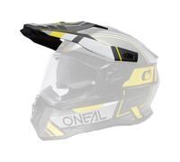 O'NEAL Visiera D-SRS Casco Square Nero/Grigio/Giallo Neon