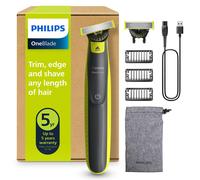 OneBlade 360 Autentico Regolabarba e rasoio elettrico 2x 360 lame 3x pettine per