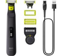 Philips OneBlade Pro 360 Face & Body Rasoio, Regolabarba e Rifinitore con Pettine di Precisione Regolabile 14 Lunghezze QP6542/15