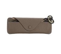 ONEBO 1 Pezzi Custodia Occhiali,Custodia per Occhiali,Portatile Custodia Protettiva Case,Borsa per Occhiali da Viaggio,for Donna Uomo(Cachi)