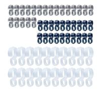ONEBO 20 pezzi Ganci a S, Ganci a Forma di S in Metallo, ganci a S in acciaio inox a forma di S,per appendere tazze, pentole e ciotole, Adatto per soggiorno, bagno, giardino(15-17mm)