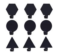 ONEBO 9 pezzi Gancio autoadesivo,Ganci portasciugamani,Gancio Autoadesivo,per cucina, camera da letto, ufficio e bagno(Tre forme)
