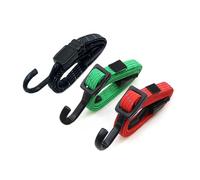 ONEBO Corda Elastica per Teloni - Elastici con Ganci da 3 Pezzi, Corde Elastiche 1,5x Allungamento, per Campeggio, Attività All'aperto, Fissaggio Bagagli, Strumenti Organizzativi