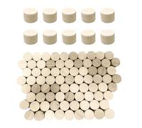 ONEBO Tappi di Sughero in Legno Morbido, 80 Pezzi Tappi di Legno A Testa Piatta, 20 x 15mm, Per Bottiglia di Vetro, Riparazione Mobili, Ritocco e La Riparazione Difetti Nel