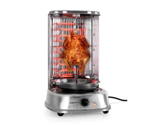 OneConcept Kebab Master 7kg 2000W Macchina per Kebab Argento