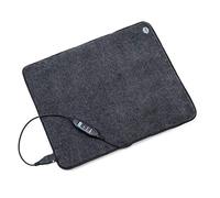 oneConcept Magic Carpet DLX - Tappeto Riscaldante, Tappetino Elettrico, 60 x 70 cm, Potenza: 100 Watt, 4 Livelli di Temperatura, Funzione Timer, Display LCD, Antiscivolo, Antracite
