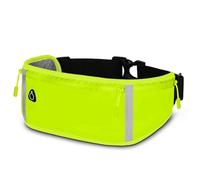 ONEFLOW Active Pro - Cintura da corsa per ZTE con 3 scomparti, traspirante, per sport, per jogging, cellulare, marsupio, impermeabile, da corsa, Green Motion, ZTE Blade V40s, Utility