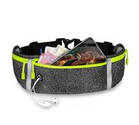 ONEFLOW Active Pro - Marsupio da corsa per OnePlus, con 3 scomparti, traspirante, sportivo, per jogging, marsupio impermeabile, Borsa da gioco, OnePlus Nord CE 6, Utility
