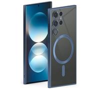 ONEFLOW Aura Case per Samsung Galaxy S24 Ultra Custodia Compatibile con MagSafe, Custodia con Protezione per Fotocamera, Custodia per Ricarica Senza Fili Induttiva, Custodia in Silicone Trasparente