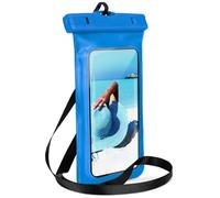 ONEFLOW Beach Bag per Samsung Galaxy S25 Ultra Impermeabile Custodia con Touch e Fotocamera Finestra, Custodia Subacquea per Viaggi, Nuoto con Cinturino e Cinturino per Tracolla Blu
