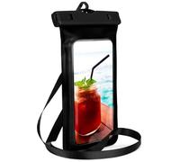 ONEFLOW Beach Bag per Xiaomi 14T Custodia impermeabile con touch e fotocamera finestra, custodia subacquea per viaggi, nuoto con cinturino e cinturino per tracolla, colore nero