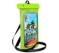 ONEFLOW Borsa da spiaggia per Nubia RedMagic 10 Air impermeabile con touch e fotocamera finestra, custodia subacquea per viaggi, nuoto con cinturino e cinturino per tracolla, verde