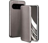 ONEFLOW Business Case per Google Pixel 11, custodia pieghevole con funzione leggio, sottile, in pelle PU, con scomparto per carte di credito, custodia protettiva a 360°, tortora