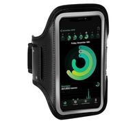 ONEFLOW Cinturino sportivo per cellulare compatibile con Oppo A94 5G, custodia per il fitness, per lo sport, per la corsa, per attività all'aperto, per jogging, braccio, per smartphone, colore nero