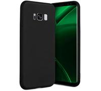 OneFlow Cover Flessibile SlimShield PRO Compatibile con Samsung Galaxy S8 | Silicone e TPU, Nero