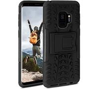 OneFlow Custodia Blindata Compatibile con Samsung Galaxy S9, Custodia Antiurto per attività all’Aperto, Custodia con Protezione Fotocamera e Schermo, Obsidian - Nero