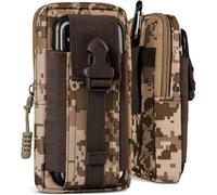 ONEFLOW Custodia di sopravvivenza per Leitzphone Powered by Xiaomi, custodia da cintura in nylon con moschettone, borsa tattica EDC con supporto per cintura, custodia per cellulare per esterni