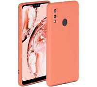 ONEFLOW Custodia Morbida Compatibile con Huawei P20 Lite, Custodia in Silicone con Bordo rialzato per la Protezione dello Schermo, Custodia Morbida per Telefono, Arancione Opaco
