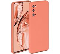 ONEFLOW Custodia Morbida Compatibile con Samsung Galaxy S20 / S20 5G, Custodia in Silicone con Bordo rialzato per la Protezione dello Schermo, Custodia Morbida per Telefono, Arancione Opaco