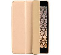 ONEFLOW Custodia per iPad mini 2/3/4/5 (2014 - 2019) ultra sottile con supporto, cover con funzione auto sleep/wake, Flip Case con funzione di supporto magnetico, in pelle PU, oro
