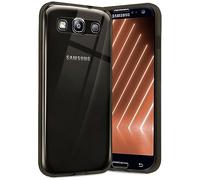 OneFlow Custodia Ultra Trasparente Compatibile con Samsung Galaxy S3 / S3 Neo, Custodia per Cellulare in Morbido Silicone, Estremamente Resistente agli Urti ed Elastica, Antracite-Grigio