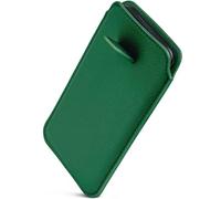 ONEFLOW Liberty - Custodia per Fairphone 3/3 Plus, con funzione di estrazione, in pelle PU, con linguetta, colore: Verde