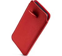 ONEFLOW Liberty - Custodia per Samsung Galaxy A22 (4G) con linguetta di estrazione, colore: Rosso