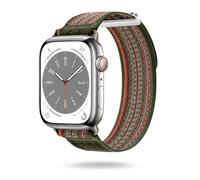 ONEFLOW Nomad Strap Compatibile con Apple Watch Ultra 3 (49 mm) Cinturino Esterno in Tessuto Nylon Cinturino Sportivo con Cinturino iWatch Bracciali Donna Uomo Sport Forest Camo