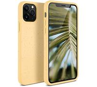 ONEFLOW Sama Sama Case Compatibile con Apple iPhone 11 Pro Max - Custodia sostenibile in fibra vegetale, custodia biodegradabile senza plastica, vegana ed ecologica - Giallo