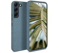 ONEFLOW Sama Sama Case Compatibile con Samsung Galaxy S22 - Custodia sostenibile in fibra vegetale, custodia biodegradabile senza plastica, vegana ed ecologica, petrolio