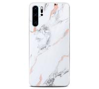 ONEFLOW Sense Case Custodia compatibile con Huawei P30 Pro/P30 Pro New Ed, effetto marmo, protezione schermo e fotocamera, in silicone con lustrini, Dedication