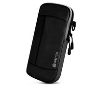 ONEFLOW Urban Sling - Custodia a tracolla per vivo V70 5G, custodia da cintura e bracciale, per cellulare con portafoglio, per uomo e donna, colore nero