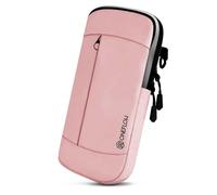 ONEFLOW Urban Sling per Asus Zenfone 12 Ultra Custodia a Tracolla Cellulare Marsupio e Bracciale Combinato Cellulare Borsa a Tracolla con Portafoglio Uomo Donna Rosa