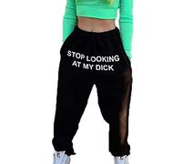 oneforus Stop Looking AT My Dick Pantaloni Jogger, Pantaloni Harem Casual Unisex