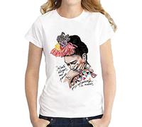oneforus T-Shirt Stampata da Pittore a Maniche Corte da Donna - Camicetta Allentata con Scollo Tondo/Scollo a V Taglie Forti Casual Top a Tunica Streetwear