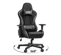 OneGame Sedia Gaming, 3D Braccioli Ergonomico Sedia da Gioco per Computer, Ufficio Regolabile in Altezza, Girevole con Cchienale Regolabile 155°, Nero