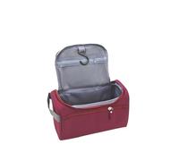 ONEGenug Astuccio da viaggio da appendere, Rosso scuro, Grande capacità di viaggio d'affari con sacchetto di lavaggio a mano
