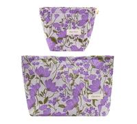 ONEGenug Beauty case donna, Makeup Bag, 2 Trousse per cosmetici, Beauty case da viaggio, Astuccio, Pochette donna trucchi, per donne e ragazze