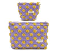 ONEGenug Beauty case donna, Makeup Bag, 2 Trousse per cosmetici, Beauty case da viaggio, Astuccio, Pochette donna trucchi, per donne e ragazze