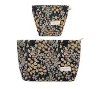 ONEGenug Beauty case donna, Makeup Bag, 2 Trousse per cosmetici, Beauty case da viaggio, Astuccio, Pochette donna trucchi, per donne e ragazze