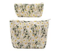 ONEGenug Beauty case donna, Makeup Bag, 2 Trousse per cosmetici, Beauty case da viaggio, Astuccio, Pochette donna trucchi, per donne e ragazze