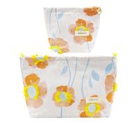 ONEGenug Beauty case donna, Makeup Bag, 2 Trousse per cosmetici, Beauty case da viaggio, Astuccio, Pochette donna trucchi, per donne e ragazze