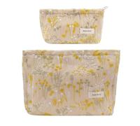 ONEGenug Beauty case donna, Makeup Bag, 2 Trousse per cosmetici, Beauty case da viaggio, Astuccio, Pochette donna trucchi, per donne e ragazze